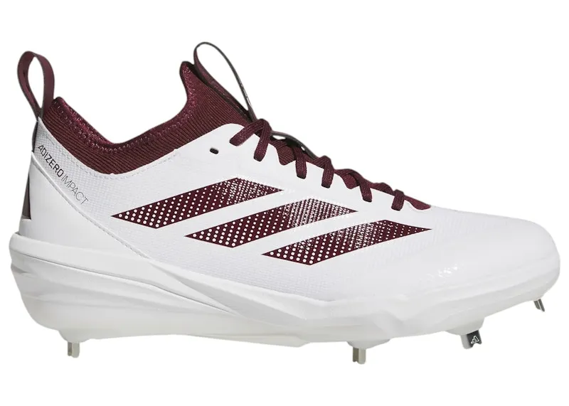 adidas Adizero Impact 2.0 White Team Maroon 2 (JH6733)