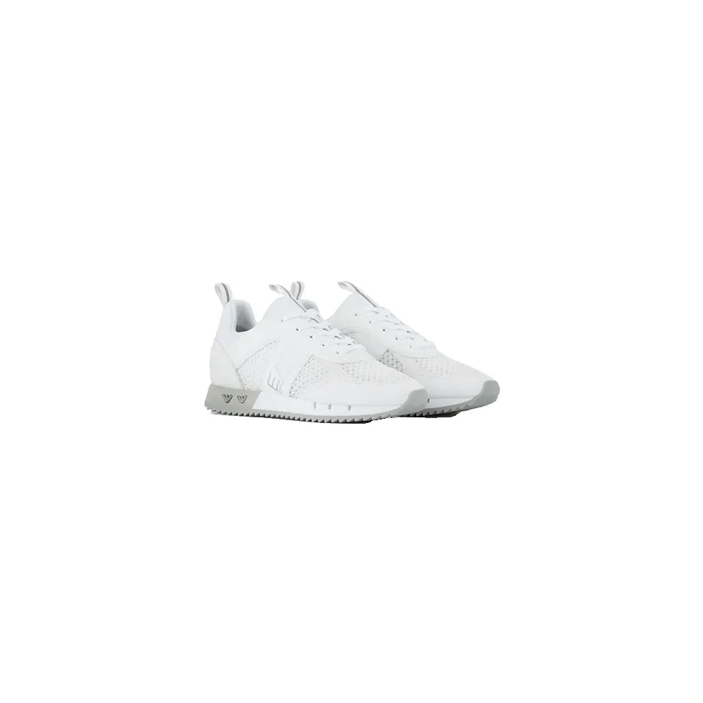 Emporio Armani EA7 – Vegan Leather Low-Top – Men – Shoes – White (7X000334AF18610MZ0248)