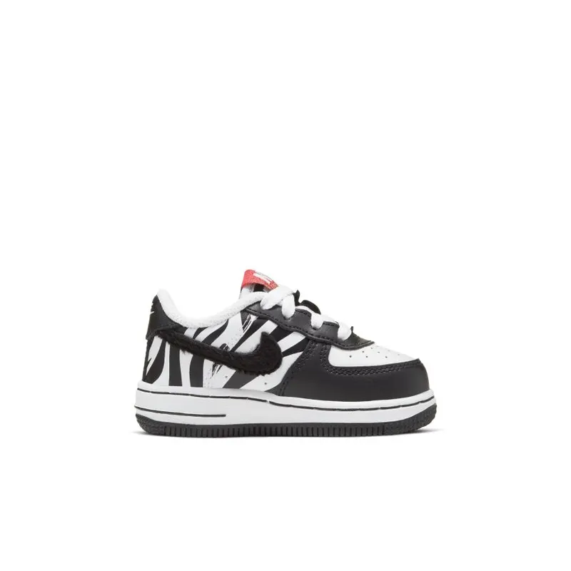Nike Air Force 1 Low Zebra (TD) White/Black (CU4691-100)