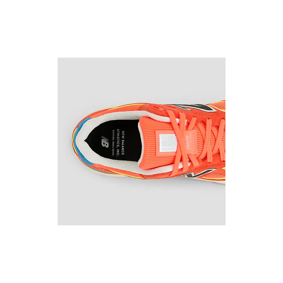 New Balance 990v4 – “Urgent Red / Maize / Afterglow” (U99076B)