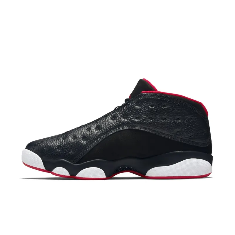 Jordan 13 Retro Low Bred Black/Metallic Gold-University Red-White (310810-027)
