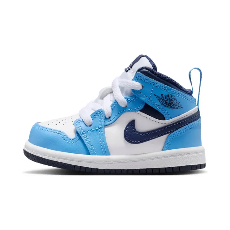 Jordan 1 Mid “University Blue / White / Sail / Midnight Navy” (DQ8425-405)