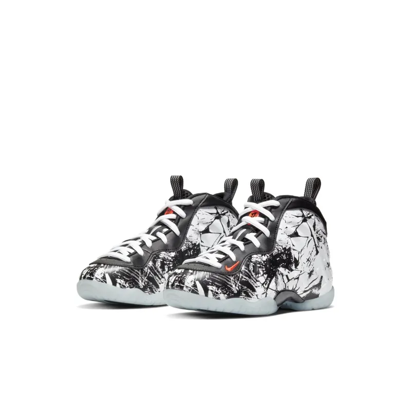 Nike Air Foamposite One Shattered Backboard (PS) Black/White-Total Orange (723946-011)