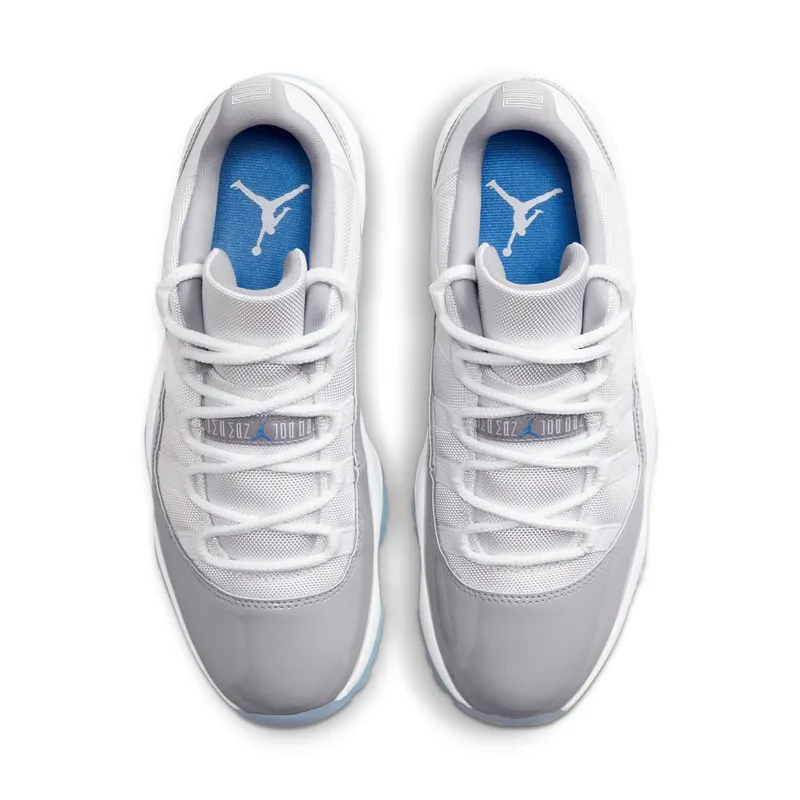 Air Jordan 11 Retro Low White/Cement Grey/University Blue (AV2187-140)