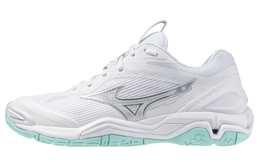 Mizuno Wave Stealth 6 White Blue Tint (X1GB243045)