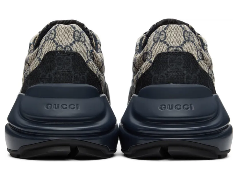 Gucci Beige Rhyton Sneakers (692909 UIQ20) (2)