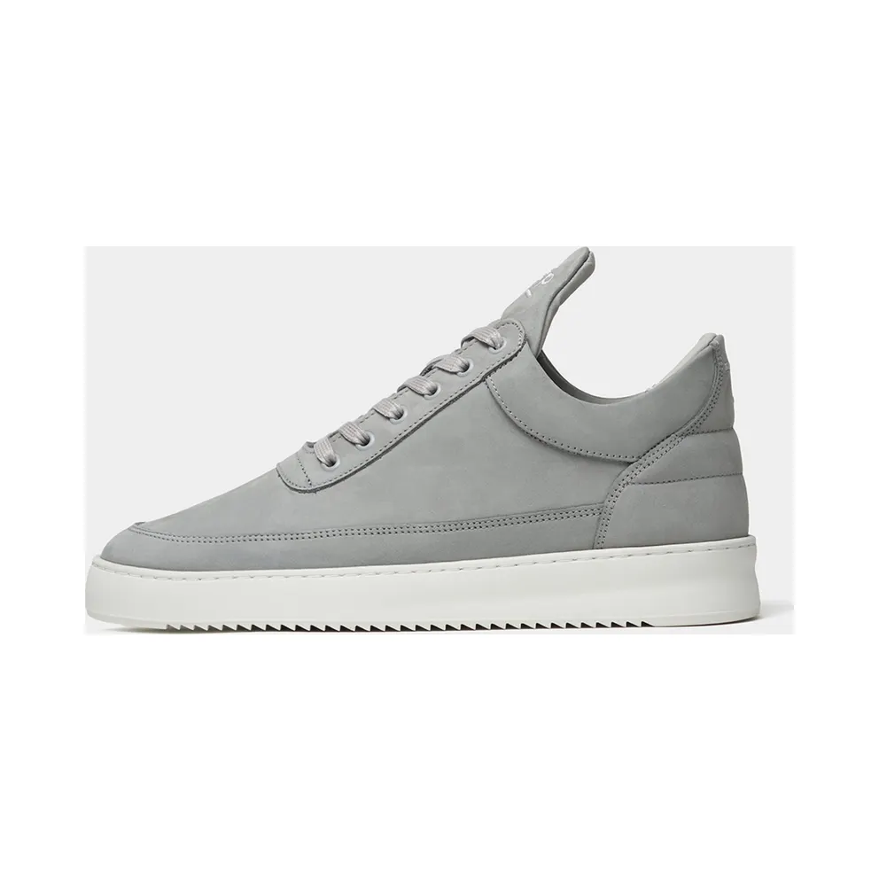 Filling Pieces Low Top Ripple Nubuck Cement Grey