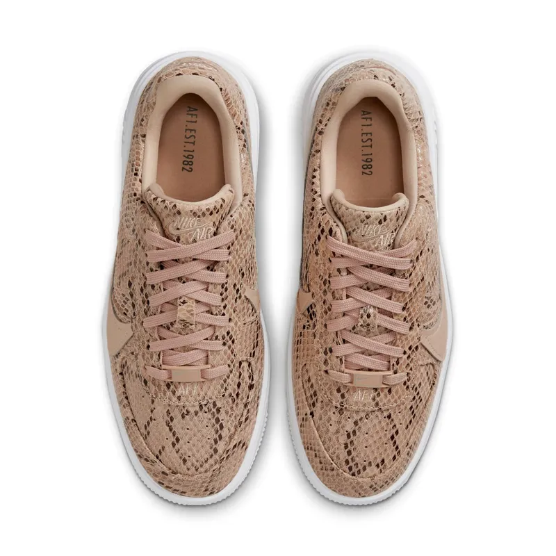 Nike Air Force 1 PLT.AF.ORM Brown Snakeskin Print (FJ4965-200)
