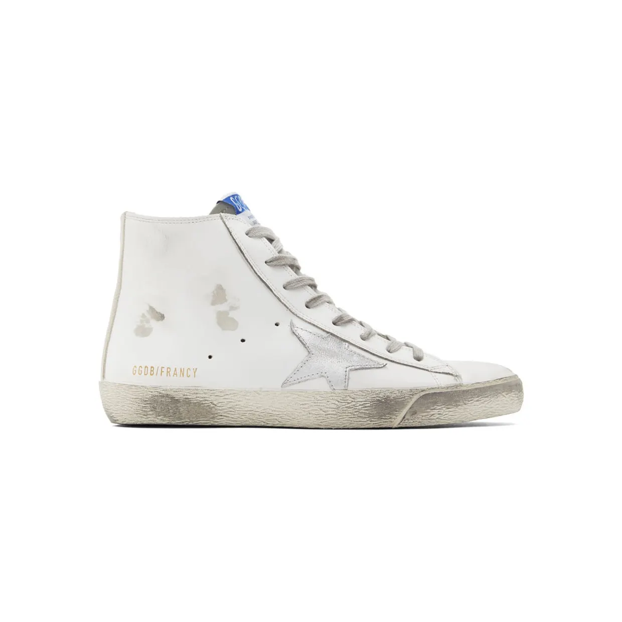 Golden Goose White Francy Classic High-Top Sneakers (GMF00113.F000319.10274)