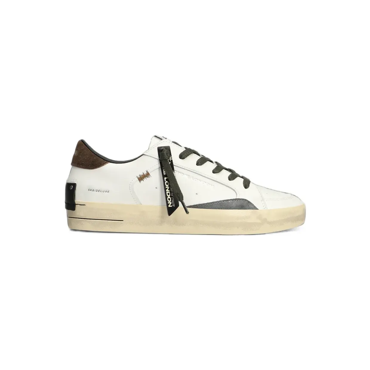 Crime London Sk8 Deluxe “White” (10109AA9)