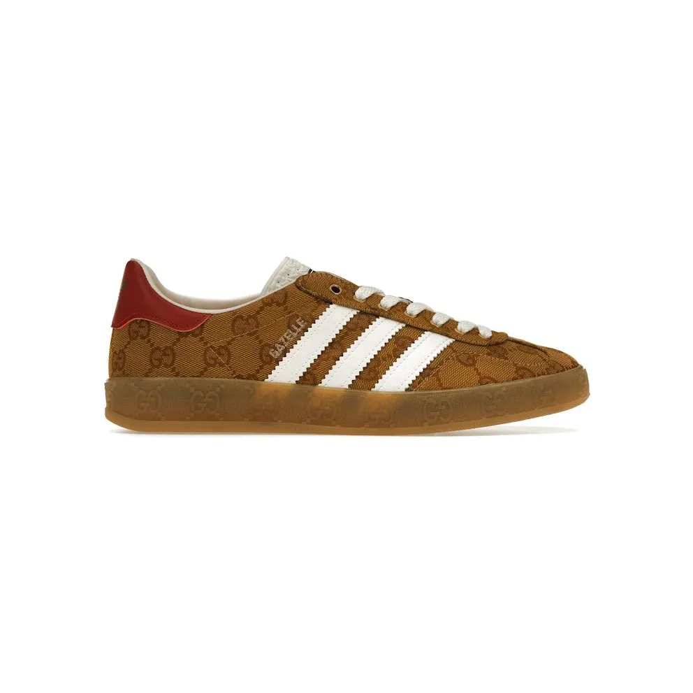 Adidas adidas WMNS x Gucci Gazelle Original GG Beige Brown (707868 UWV20 7162)