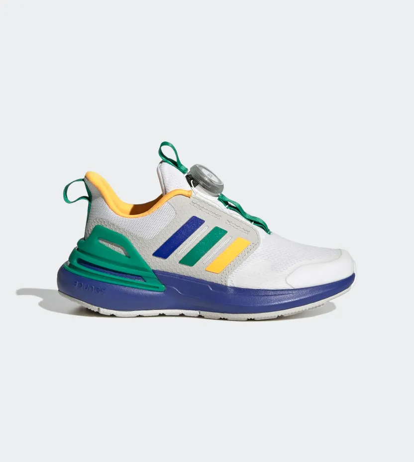 adidas RapidaSport Bounce met BOA Sluiting Cloud White / Lucid Blue / Court Green (HP2568)