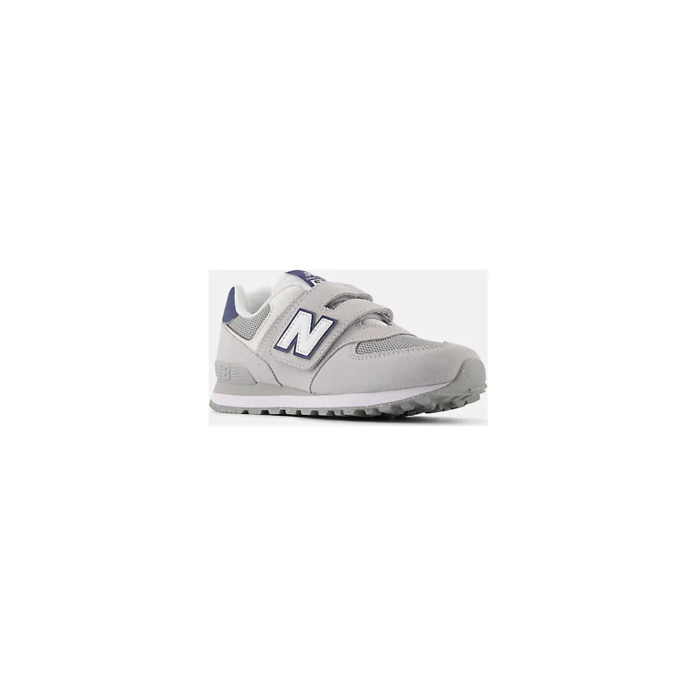 New Balance 574 Hook and Loop Brighton Grey Navy (PV574ESB)