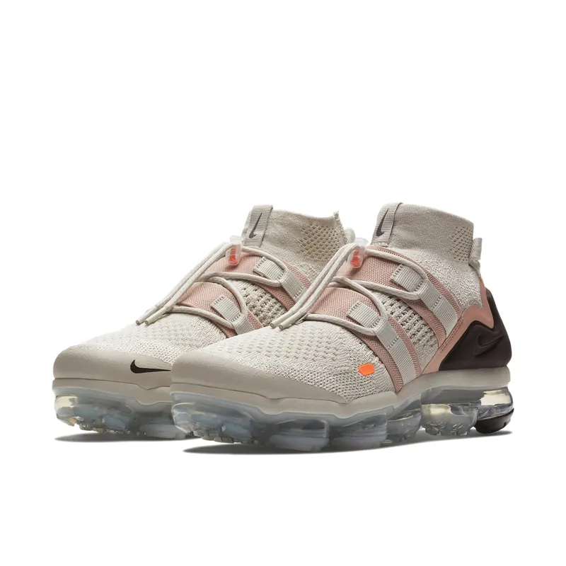 Nike Air VaporMax Utility Light Bone Light Bone/Summit White-Total Orange-Black (AH6834-002)