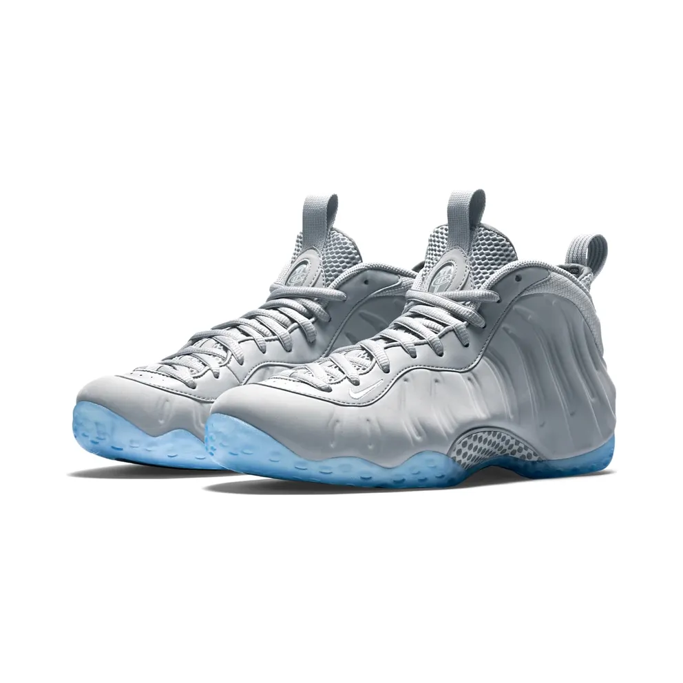 Nike Air Foamposite One Wolf Grey Suede Wolf Grey/White-Wolf Grey-Black (575420-007)