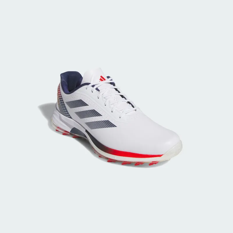 adidas Adizero ZG Spikeless Golf Cloud White Dark Blue Red (JS1898)