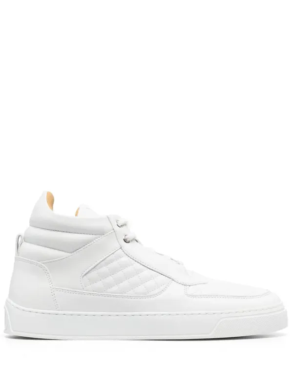 Leandro Lopes Gesteppte High-Top- – White (LL038P54)