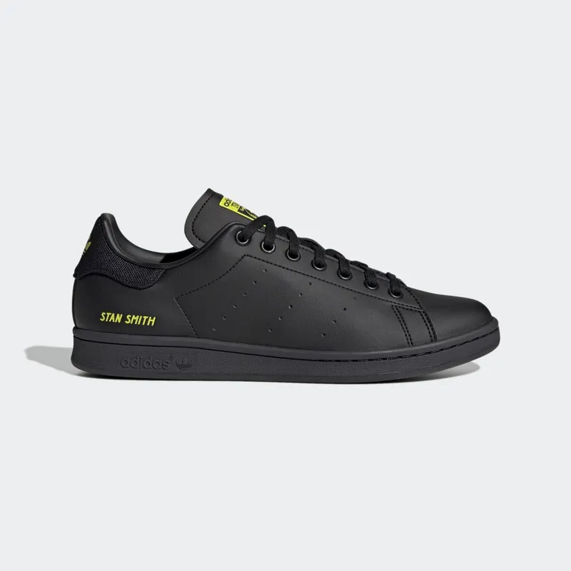adidas Stan Smith Core Black / Core Black / Semi Solar Yellow (H00326)