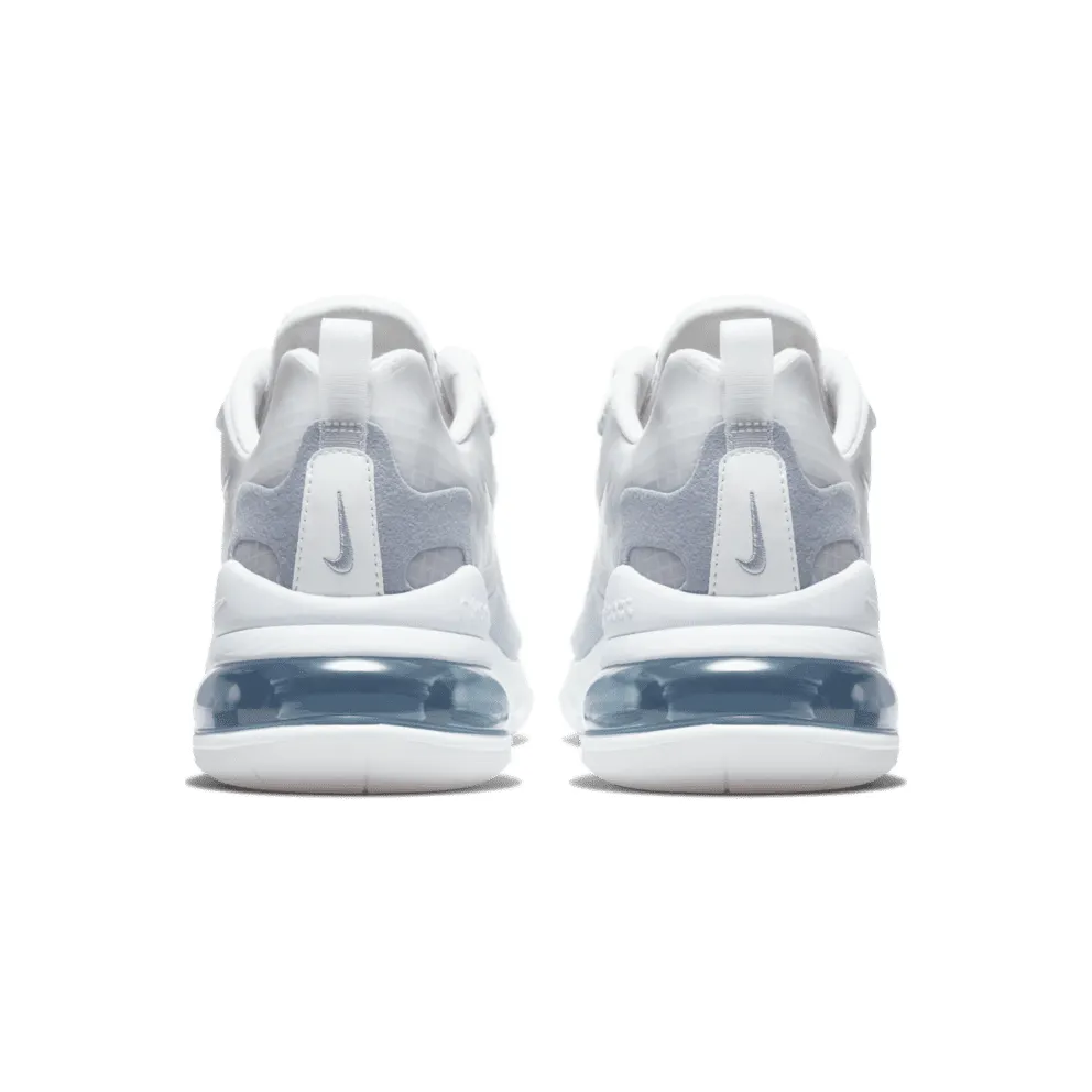 Nike Air Max 270 React White Pure Platinum White/Pure Platinum-Indigo Fog-White (CT1265-100)