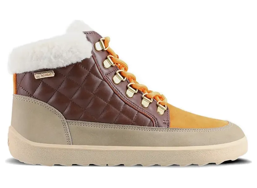 Be Lenka High-top sneakers met lammy afwerking – Beige (QTIDVBP276)