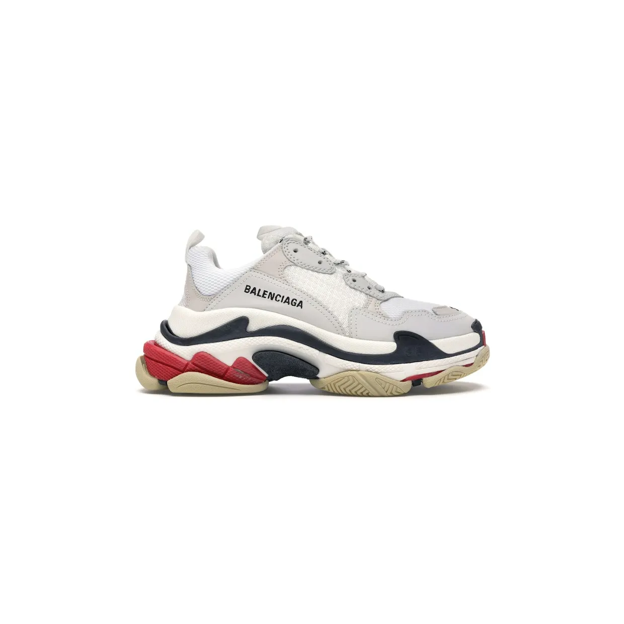 Balenciaga Triple S White Red (W)