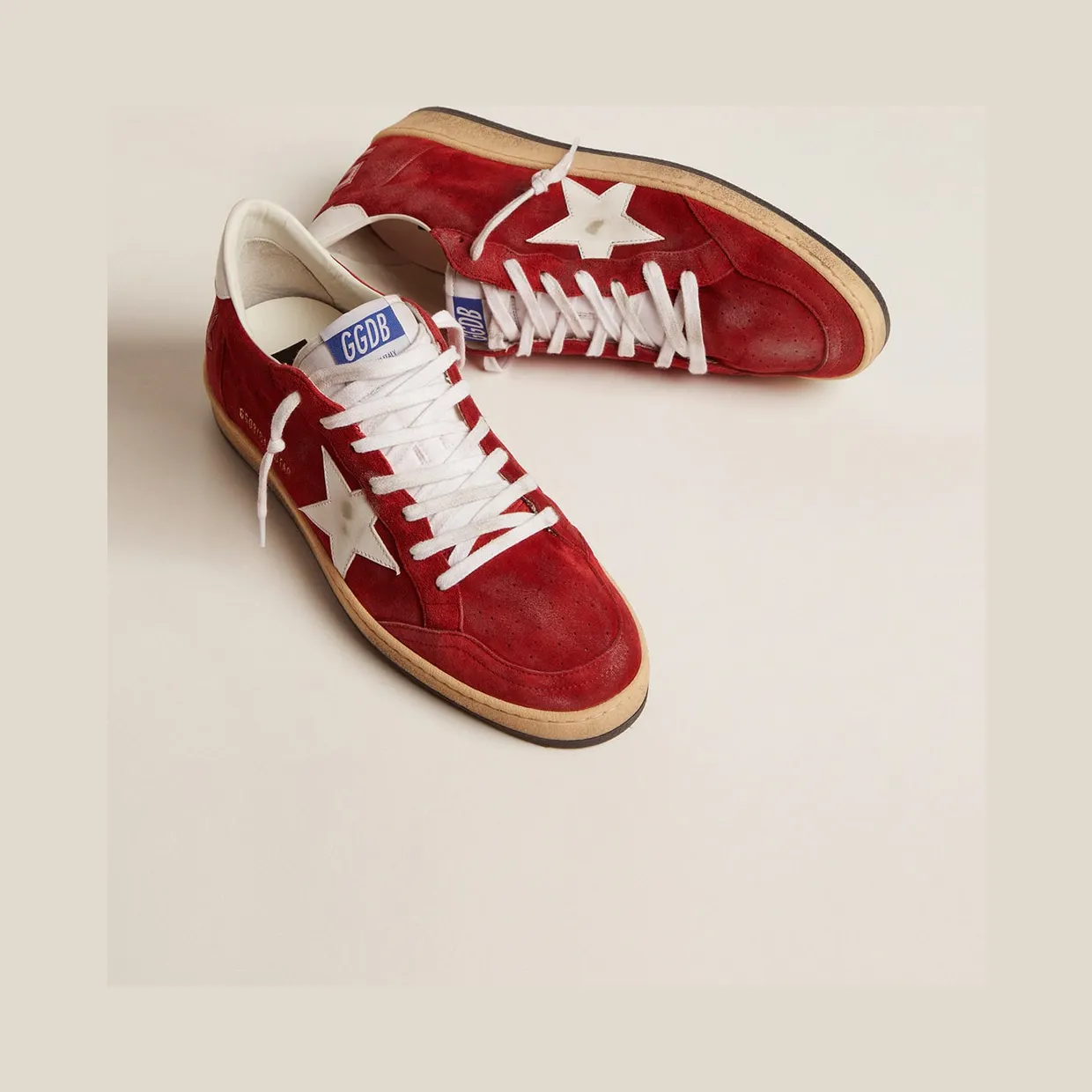 Golden Goose Red Ball Star Low-Top Sneakers (GMF00117.F002588.40410) (2)