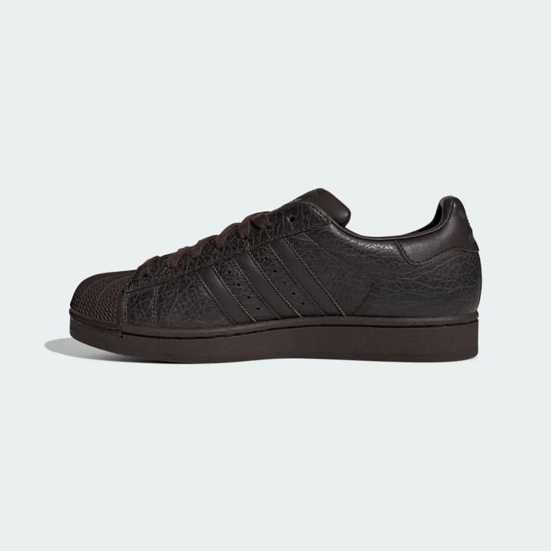 Adidas SUPERSTAR II Shoes Shadow Olive / Dark Brown / Iron Metallic (HQ2365)
