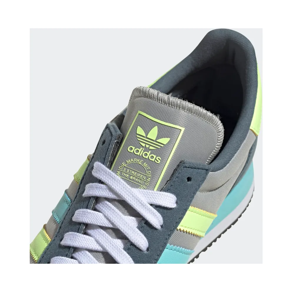 adidas USA 84 Metal Grey / Hi-Res Yellow / Clear Aqua (FX9326)