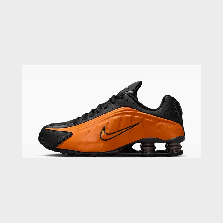 Nike Shox R4 “Bright Ceramic / Black / Metallic Dark Grey” (HQ1988-800)