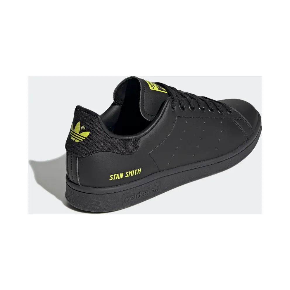 adidas Stan Smith Core Black / Core Black / Semi Solar Yellow (H00326)
