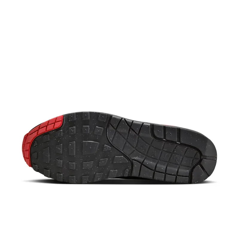 Nike Air Max 1 Essential (black / university red / iron grey) – FZ5808-008
