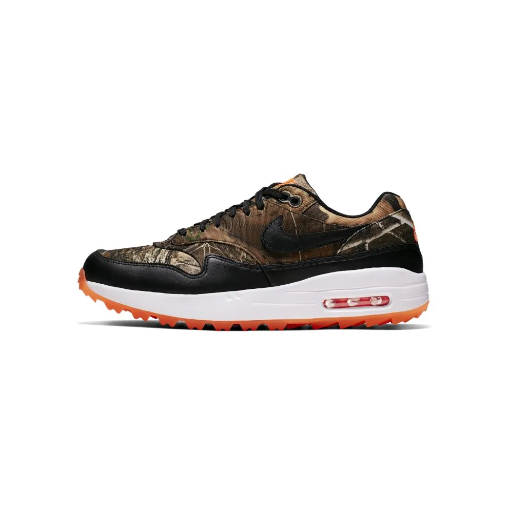 Nike Air Max 1 Golf Realtree Camo Baroque Brown/Total Orange-Summit White-Black (BQ4804-210)