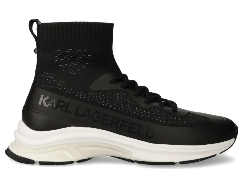 Karl Lagerfeld Sneakers aus Leder – Schwarz (KL53141)