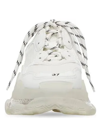 Balenciaga Triple S Clear Sole White (W) (544351W2FB19000) (2)