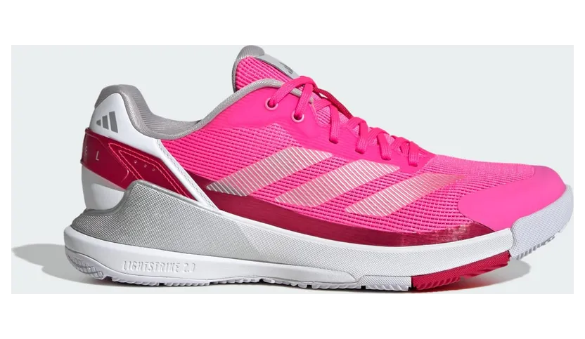 Adidas Crazyquick Lightstrike Padelschoenen Lucid Pink / Silver Metallic / Lucid Red (IH3395)