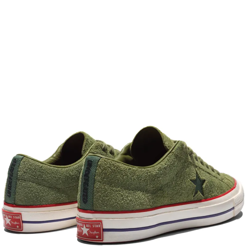 Converse One Star Ox Undefeated Olive Capulet Olive/High Risk Red (158894C)