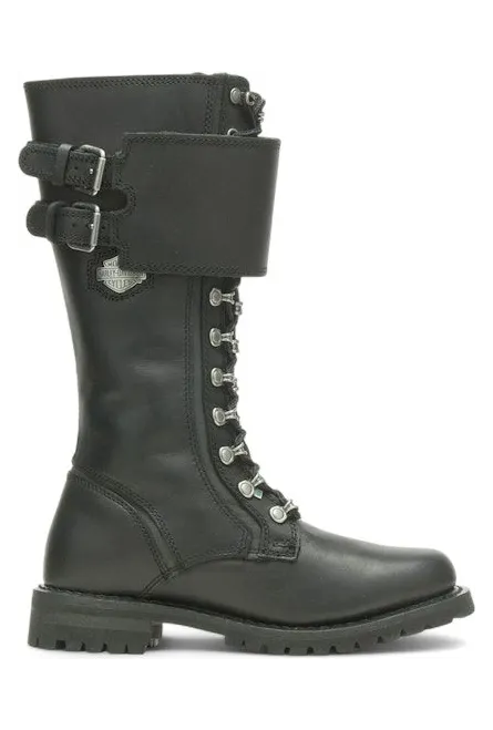 Harley-Davidson Grimes 12″ Lace Boots Black (D87205)