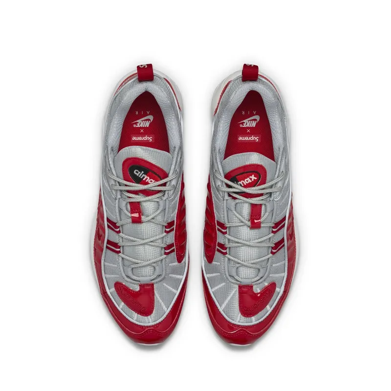Nike Air Max 98 Supreme Varsity Red Varsity Red/Metallic Silver-Black-White (844694-600)