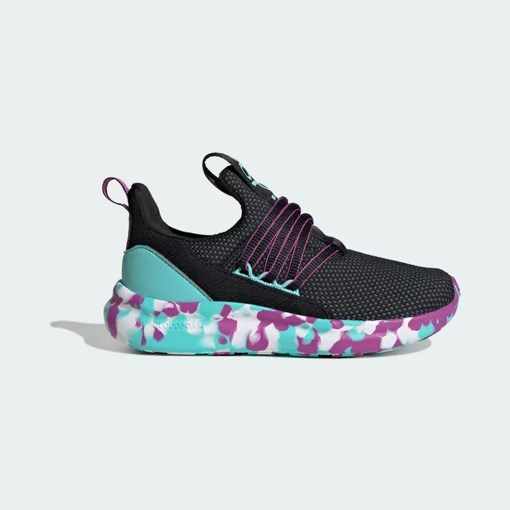 adidas Lite Racer Adapt 7.0 Black Purple Burst Aqua (JS2291)
