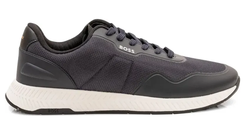 BOSS TTNM mesh with gladde afwerking – Black (50563962)