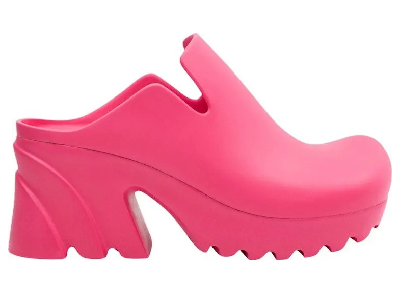 Bottega Veneta Rubber Flash Mules Cranberry (667153V11T06423)