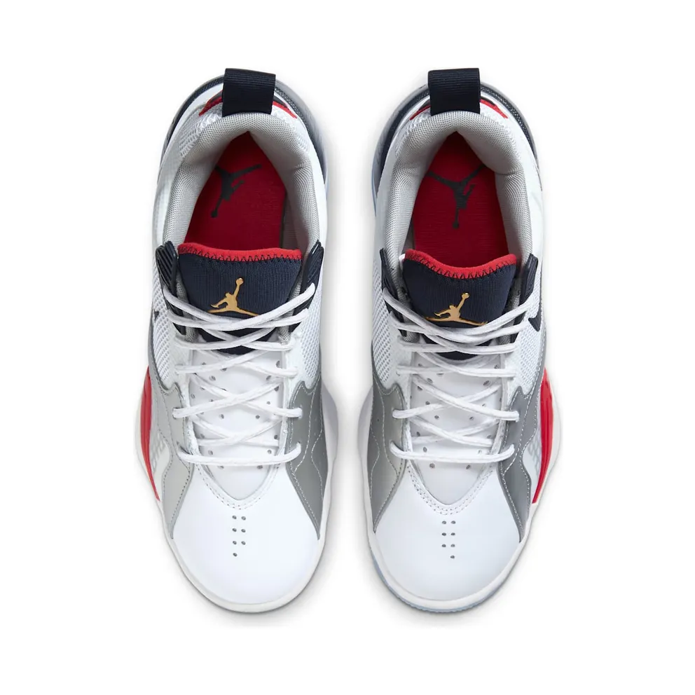 Jordan Zoom 92 Olympic White/Obsidian-True Red-Metallic Silver (CK9183-101)