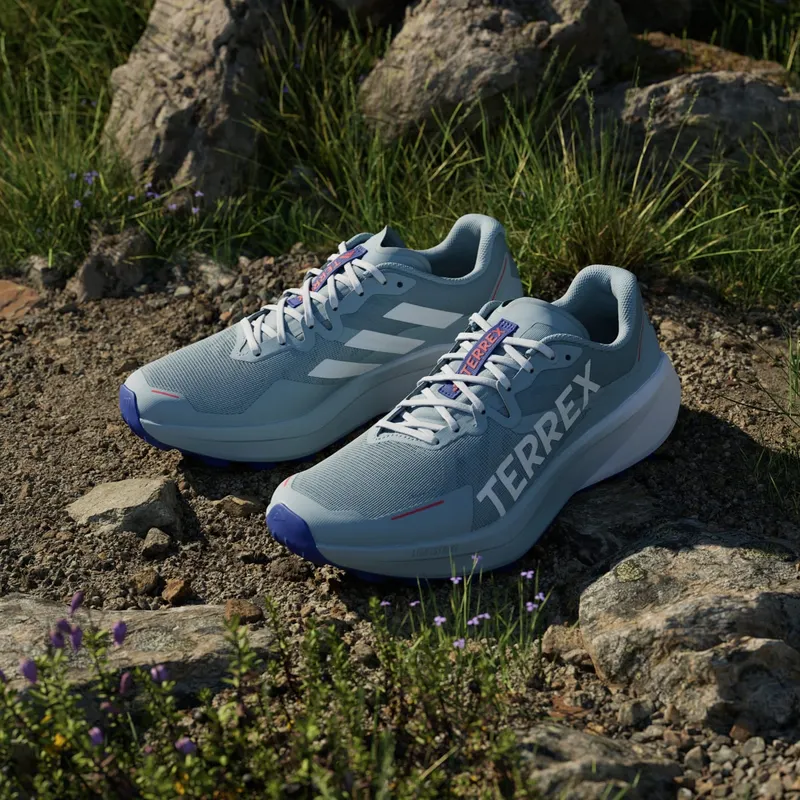 Adidas Terrex Agravic 3 Trail Running Magic Grey / Cloud White / Semi Lucid Blue (JP7255)