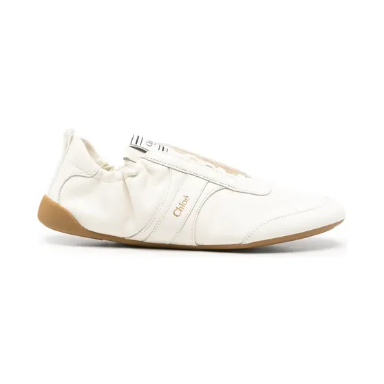 White Chloé Kick leather sneakers CH26A15RYJ/T_CHLOE-122_500-40