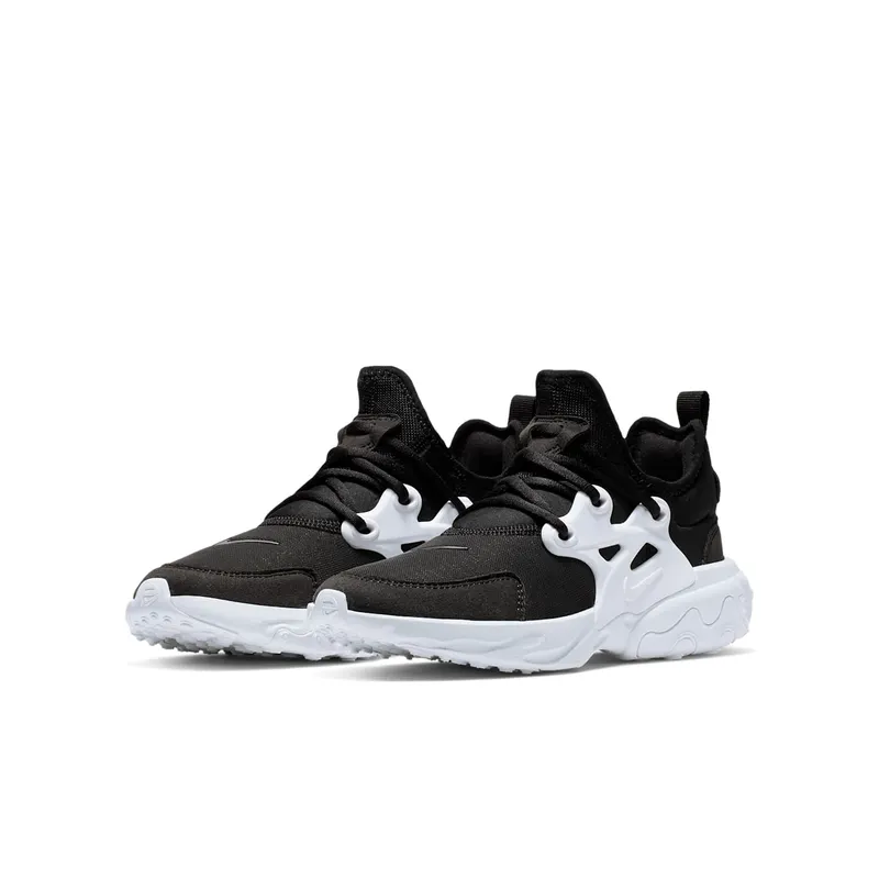 Nike React Presto Black White (GS) Black/Black-White (BQ4002-001)