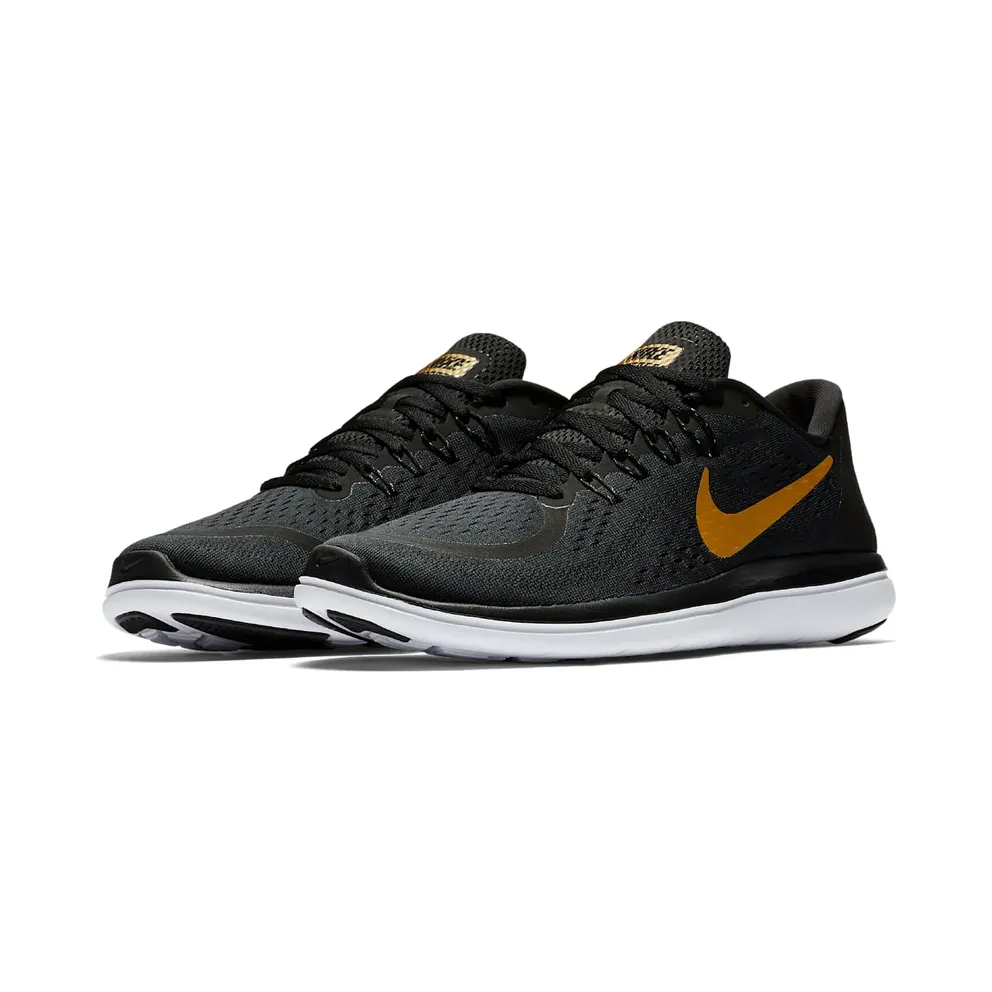 Nike Flex 2017 Rn Black/Metallic Gold-White (898457-011)
