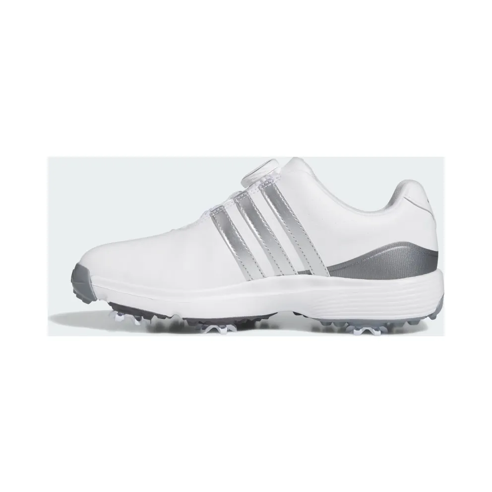 adidas Tour360 24 BOA Golf Cloud White Silver Metallic Iron Metallic (IF0269)