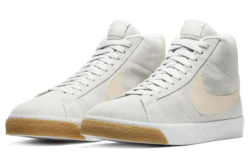 Nike Blazer Mid SB ‘Cream Gum’ Photon Dust/White/White/Light Cream (864349-005)