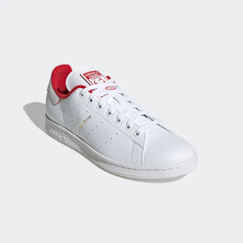 Adidas Stan Smith Cloud White / Scarlet / Gold Metallic (GX4463)