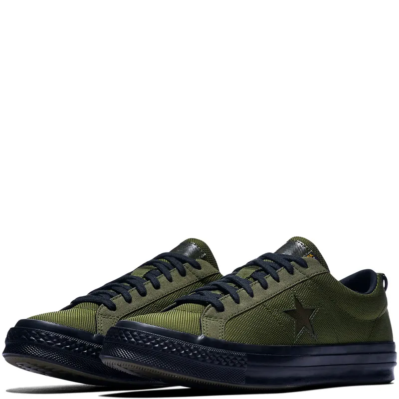 Converse One Star Ox Carhartt WIP Olive Herbal/Medium Olive-Black (162820C)